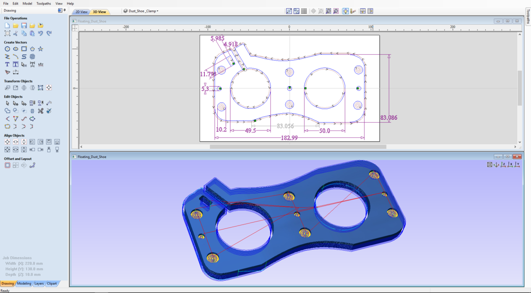 VCarve Desktop 9.013 {Hobbyist - Eric Jacobsson} - Floating_Dust_Shoe 2018-01-17 07_56_15.png