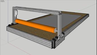 Vinyl Application Roller table