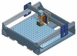 Modified Acro with build plate, Z-axis and OPT Laser